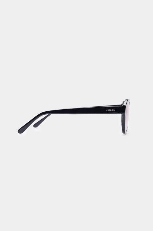 Sonnenbrille Phantom Black mit schwarzem Acetatrahmen