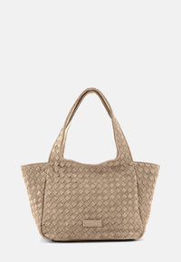 Grace Veloursleder-Shopper Mushroom