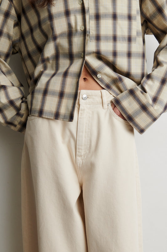 Barrel Jeans Creme