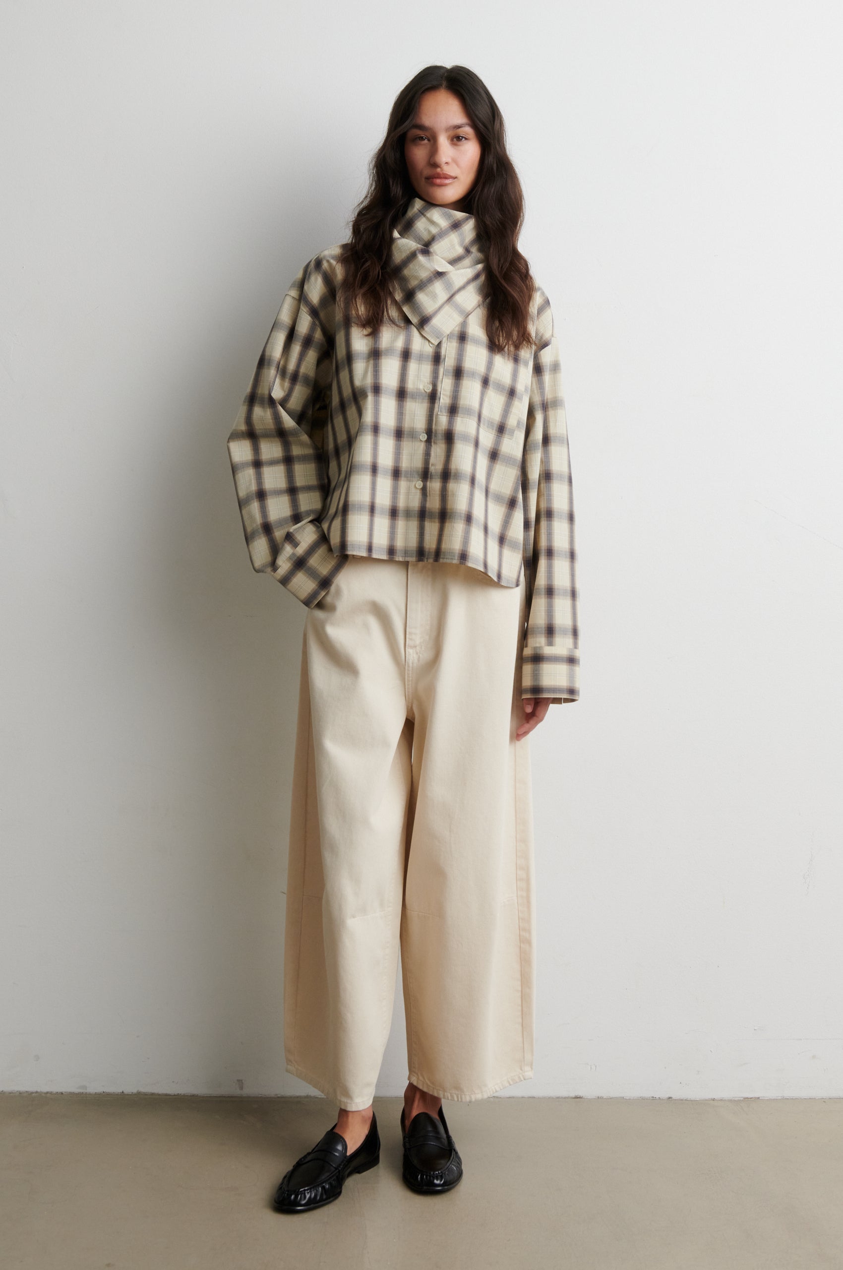 Barrel Jeans Creme