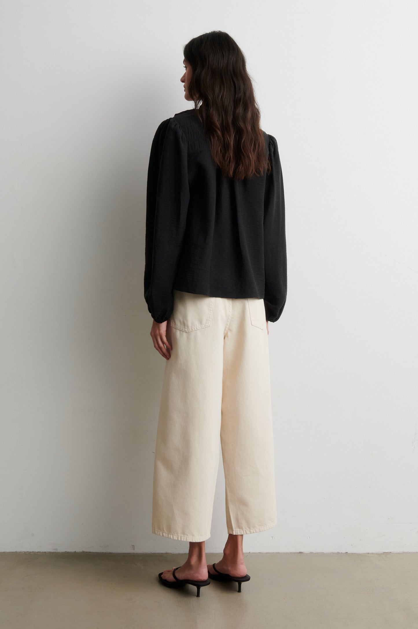 Barrel Jeans Creme