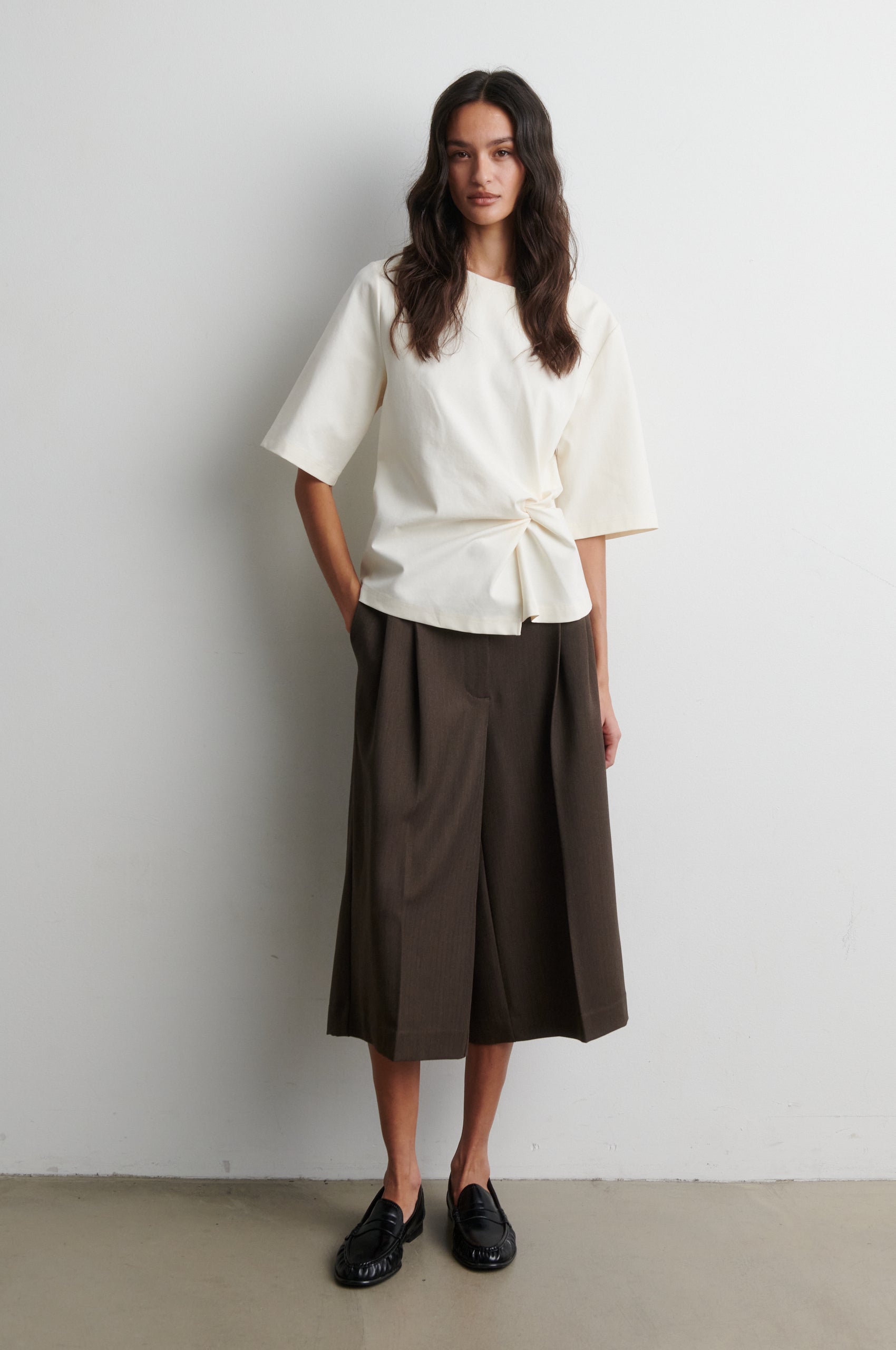 Drapiertes Shirt