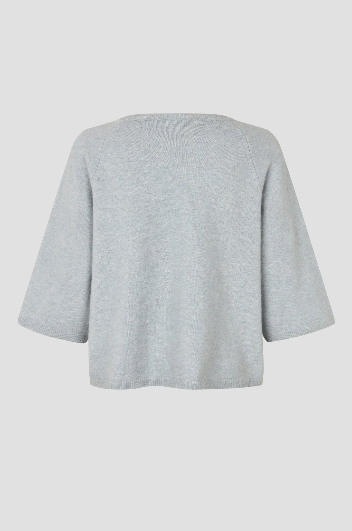 Kurzarm Pullover Babyblau