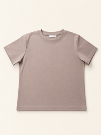 Basic T-Shirt in Taupe