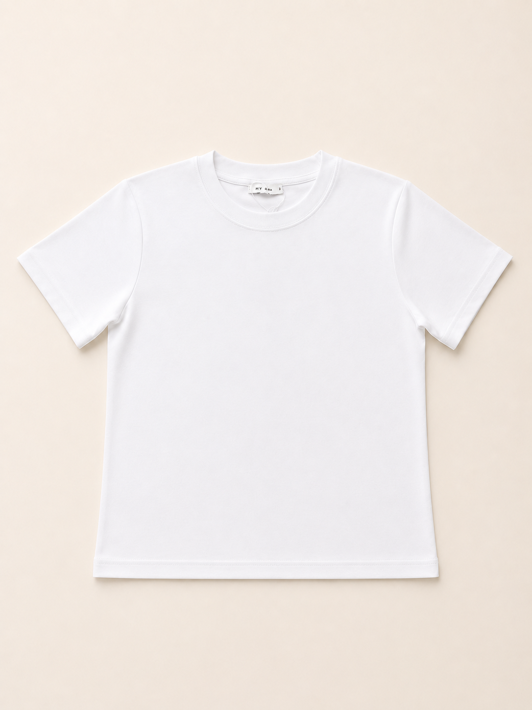 Basic T-Shirt in Weiß