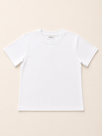 Basic T-Shirt in Weiß