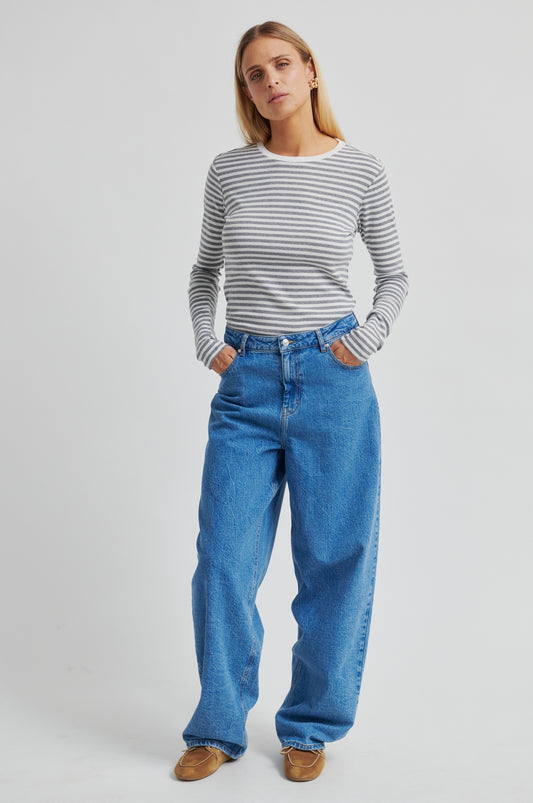 Barrel Jeans Blau