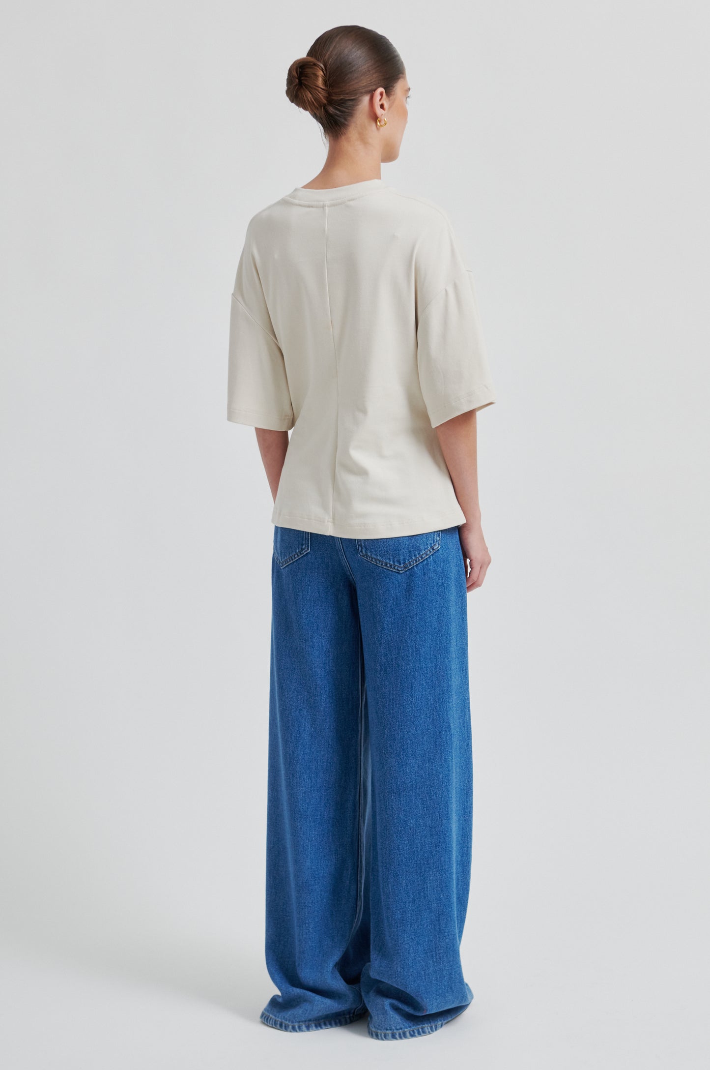 Shirt mit Schmuckdetail Soft Beige