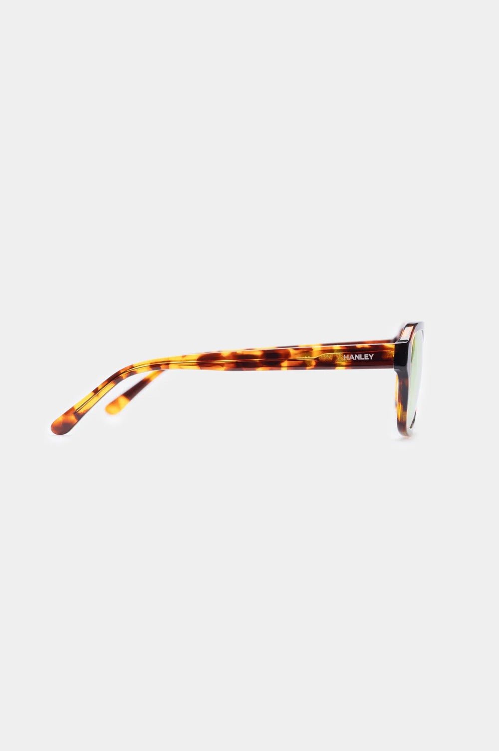 Sonnenbrille Phantom Green mit Havanna-Rahmen und grünen Gläsern